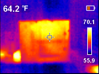 Thermal image of Makergear M3-ID 3D printer with temperature controlled box.png