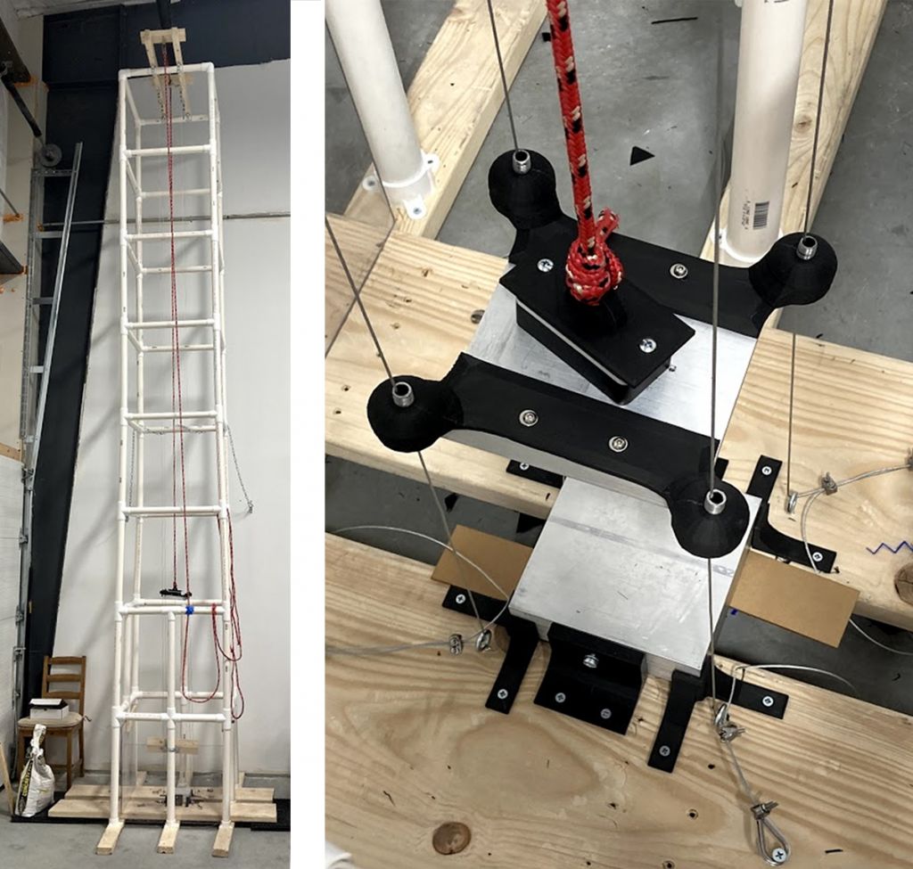 DIY drop tower for metamaterial testing Multiscale Systems